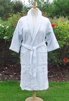 Country House Egyption Shawl Collar Bathrobe Sky
