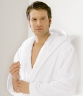Indulgence Luxury Bamboo/Combed Cotton Hooded Bathrobe