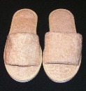 Natural Unbleached Cotton Slippers