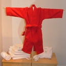Classique Children's Red Terry Towelling Kimono