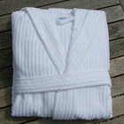 Ribbed Hooded Robe