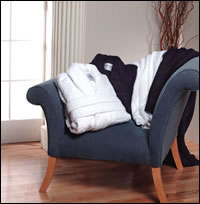 robes on a chair