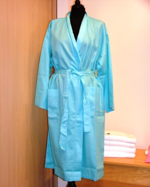Pique Cotton Waffle Kimono 