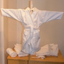 Classique Children's White Terry Towelling Kimono